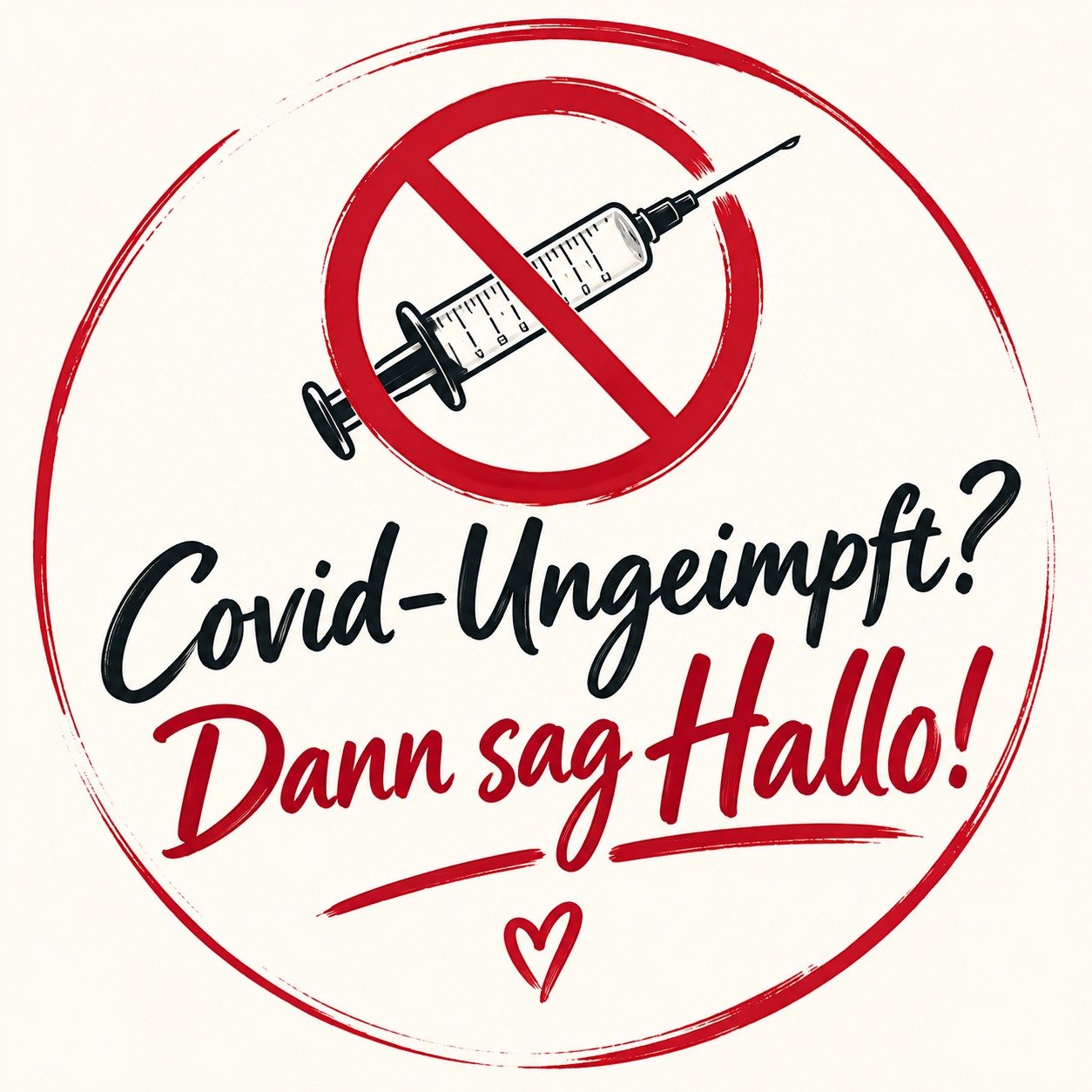 Covid-Ungeimpft? Dann sag Hallo!